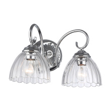 Golden 6952-BA2 CH-CLR - Golden Lighting Audra 2-light Vanity in Chrome
